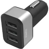 Hama Kfz-Ladegerät 3-fach USB, 22 Watt