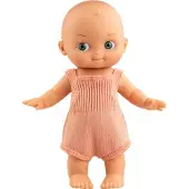 Paola Reina Puppe Mini Pancha - Babypuppe lachsrosa Strampler 28cm