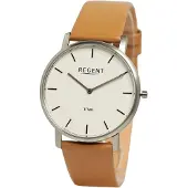 Regent Titan Herren Uhr Edelstahl Lederband 1094068