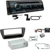 Kenwood KDC-BT760DAB Bluetooth Digitalradio Einbauset für Audi Q3 8U