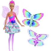 Mattel Dreamtopia Regenbogen-Königreich Magische Flügel-Fee Puppe (blond)