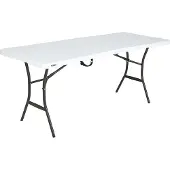Lifetime - Camping Klapptisch - Kunststoff - Weiß - 83x70x74 cm