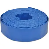 Syfax dkd-home-decor Flachschlauch 100 m Blau PVC Arbeitsdruck 3 bar