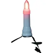 Konstsmide 1157-500 LED Baumkette, Topbirnen, "One String", 25 bunte Dioden, 4,5V, Außen (IP44), 3,6W, grünes Kabel