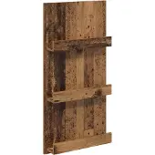 vidaXL Magazinregal mit Regal Altholz 51 x 11 x 102 cm Holzwerkstoff