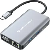 Conceptronic Donn21g Usb Hdmi Vga Rj45 Usb C Hub