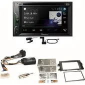 Pioneer AVH-A3200DAB Bluetooth Digitalradio Einbauset für Suzuki SX4 Fiat Sedici