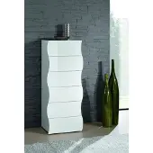 Möbelando Kommode Standschrank Hochkommode Schubladenkommode Beistellschrank "Onda III"