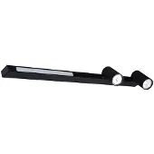Zumaline LED-Deckenleuchte 2x GU10 1x LED 200 lm 3000K schwarz MANNARI S230757203