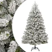 Syfax Künstlicher Weihnachtsbaum Klappbar Beschneit 270 cm