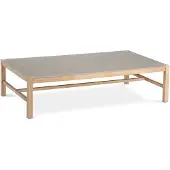 Best-Freizeitmöbel BEST Lounge Tisch Madagaskar 140x80cm Grandis/betongrau, 52751167 braun