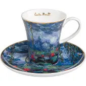 Goebel Claude Monet - Seerosen mit Weide Espressotasse