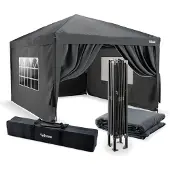 Tristar Haushaltsgeräte Tristar PT-7804 Partyzelt – Easy-Up-System – mit 4 Seitenwänden