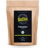 Good Organics GmbH Biotiva Flohsamen ganz 1000g aus biologischem Anbau