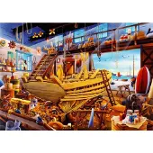 Bluebird Puzzle BLUEBIRD Schiffswerft Puzzle 1000 Teile