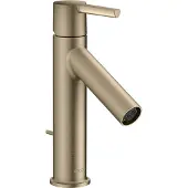 Hansgrohe Waschtisch-Einhebelmischer 100 CoolSt Axor Starck A 103mm, m HG, ZugstAblGar, brush. ni.