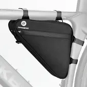 RockBros Fahrrad Rahmentasche Dreieckstasche 1,5 L Wasserabweisend Schwarz