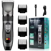 INF Digitaler Elektrorasierer Set: ABS, Edelstahl, 18cm, für Herren, 6-teilig