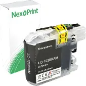 NexoPrint Druckerpatrone kompatibel zu Brother LC-123BK schwarz MFC-J 4510 DW MFC-J 4410 DW MFC-J 4310 DW MFC-J 245 DCP-J 752 DW