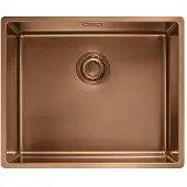 Franke Mythos MASTERPIECE BXM 210/110-50, Bündiges Waschbecken, Rechteckig, Edelstahl, Kupfer, 1 Becken, Rechteckig