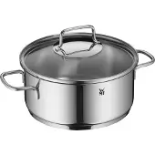 WMF Astoria Sauce POT 0780216040 Kochtopf inkl. Deckel, Edelstahl, 20 cm Durchmesser, Induktionsherd-geeignet