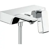 Hansgrohe Einhebel-Wannenmischer AXOR URQUIOLA DN 15, Aufputz brushed nickel brushed nickel
