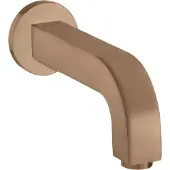 Hansgrohe Wanneneinlauf AXOR CITTERIO DN 20 Ausladung 165mm brushed red gold Ausladung 165 mm brushed red gold