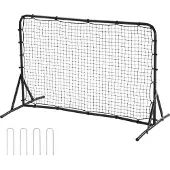 Sweiko Fußball Rebound Trainer Fußball-Trainingsgerät Doppelseitig 6x4 Fuß