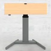 Stier Elektrisch höhenverstellbarer Steh-Tisch 501-19 100x80cm Buche mel., 68-120cm