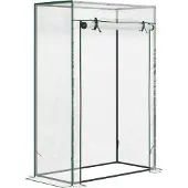 Linder Exclusiv GmbH Linder Exclusiv Foliengewächshaus,Gewächshaus, mit aufrollbareTür MC4300 150x50x100 cm
