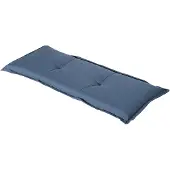 Madison Bankkissen 120 x 48 cm Basic in Kobalt – Wasserabweisend, ideal für Gartenbänke und Kombination mit Dekokissen