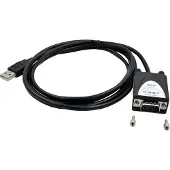 EXSYS EX-1311-2, Schwarz, 1,8 m, USB Typ-A, DB-9, Männlich, Männlich