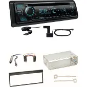 Kenwood KDC-BT560DAB Bluetooth Digitalradio USB CD Einbauset für Skoda Fabia 6Y