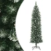 Syfax Künstlicher Weihnachtsbaum mit Ständer Schlank 210 cm PVC