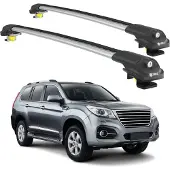 TURTLE DACHTRÄGER AIR-1 GREAT WALL HAVAL H9 ALL 2015 - 2024 , Silber