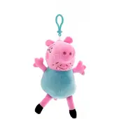 Sambro Peppa Wutz Plüschanhänger (14cm) Schlüsselanhänger Kinder Papa Wutz