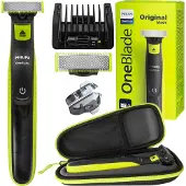 Philips OneBlade QP2721/20 Rasierer Set Grün 5in1 Trimmer Nass Trocken Akku