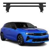 Menabo Dachträger Grundträger für Opel Asta L 2021-2025 Alu Schwarz 2tlg