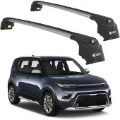 TURTLE DACHTRÄGER AIR-2 , Silber KIA SOUL SK3 2020 - 2024 (Kleinwagen)