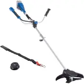 Scheppach Akku Freischneider Rasentrimmer BC-BCH330 - 20V | 330mm Schnittbreite Rasentrimmer | 255mm Schnittbreite Motorsense | Trageriemen & Spule