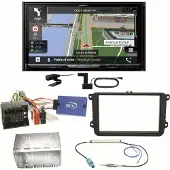 Pioneer AVIC-Z930DAB Navigation DAB+ Einbauset für Seat Alhambra Altea XL Leon