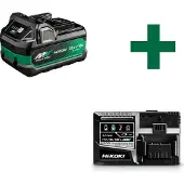 HiKOKI Ladegerät UC18YSL3W0Z Multivolt Akku 18/36 V 5,0/2.5 Ah BSL36A18X 380082