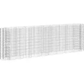vidaXL Gabionen-Hochbeet Verzinktes Eisen 330x50x100 cm