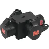 Rigport Stromverteiler CEE16+ mit 1x CEE 16A 5-pol Stecker und 3x CEE 16A 5-pol Buchsen