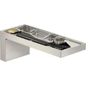 Hansgrohe Wanneneinlauf Axor MyEdition A 176mm, Wd, o. Pl., Edelstahl-Optik