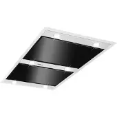 Silverline Vega Intern Premium VGID 123 S Deckenhaube 120 cm Edelstahl/Schwarzglas