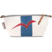 360Grad Etui Mäppchen Federmappe Stifte Navigator Weiss Blau, Möwe