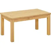 Syfax Couchtisch Helles Akazienholz 70 x 40 x 36 cm Massivholz Akazie
