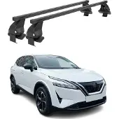 Menabo Dachträger Grundträger für Nissan Qashqai III J12 2021- Stahl Schwarz 2x