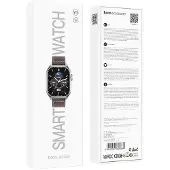 Hoco Smartwatch Y17 Smarte Sportuhr Bluetooth Technologie 300 mAh Wasserdicht Silber
